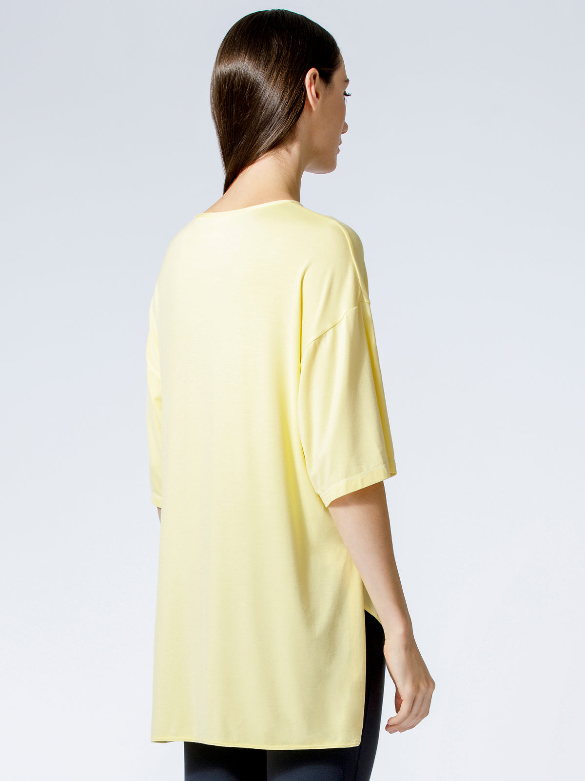 HI LO OVERSIZE TEE, JASMINE