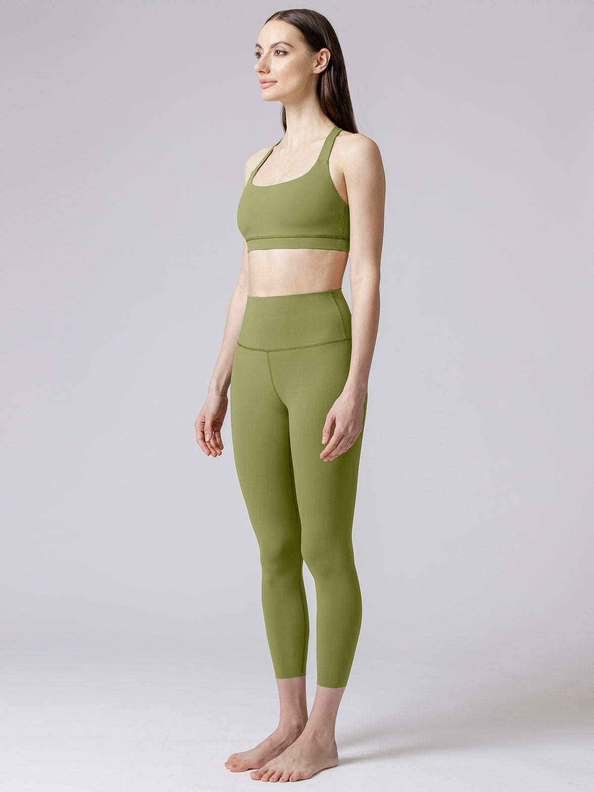 PURE FLOW ANKLE CROPS, SAFFRON