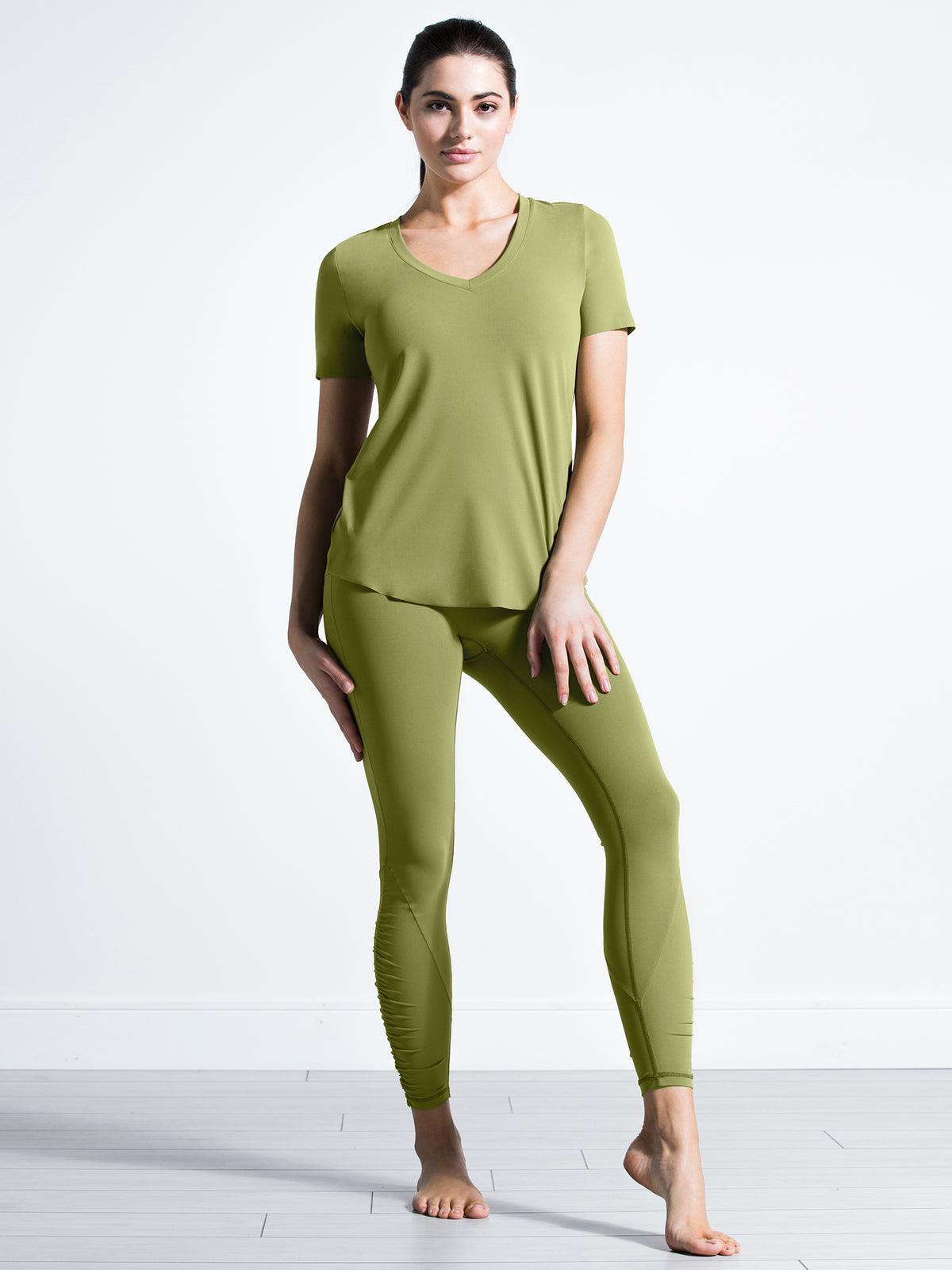 RELAXED NUDE TEE, SAFFRON