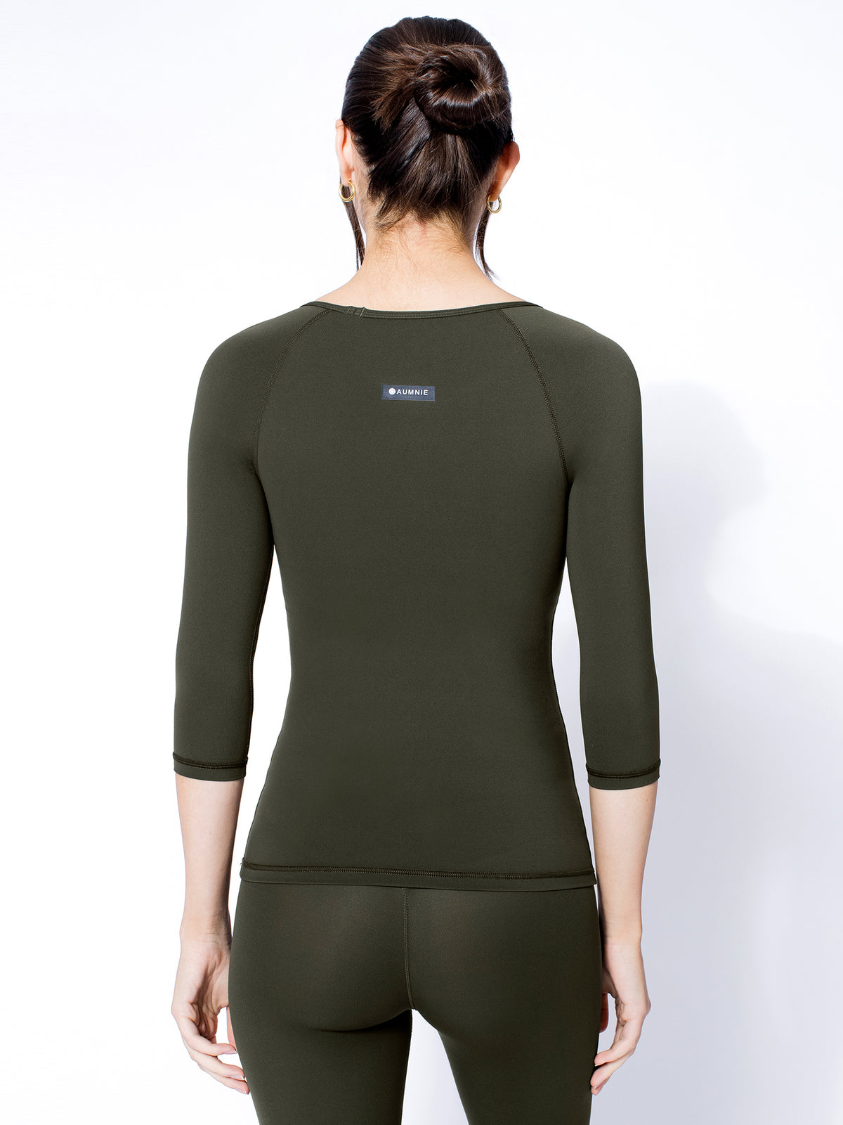 NUDE RAGLAN, DARK GREEN