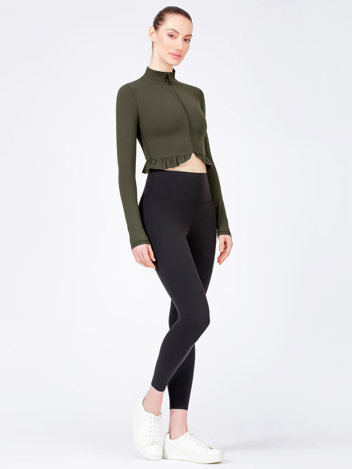 CROPPED RUFFLES JACKET