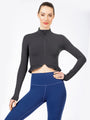 CROPPED RUFFLES JACKET