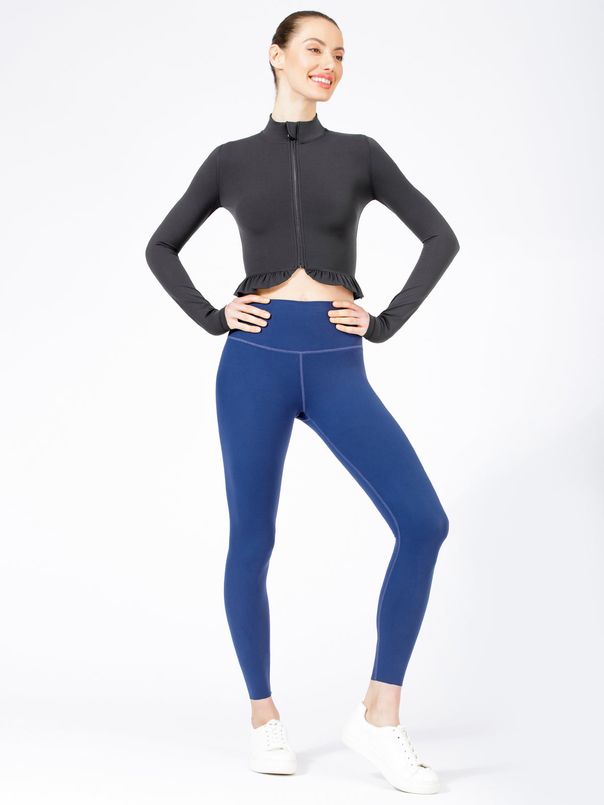 CROPPED RUFFLES JACKET