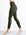 RUCHED NUDE PANTS, DARK GREEN