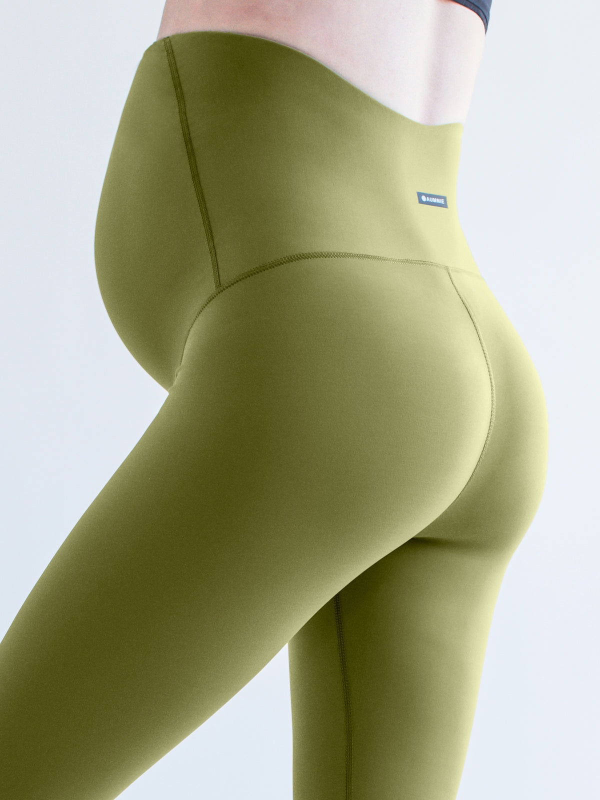 OVER THE BUMP MATERNITY SHAPE PANTS, SAFFRON
