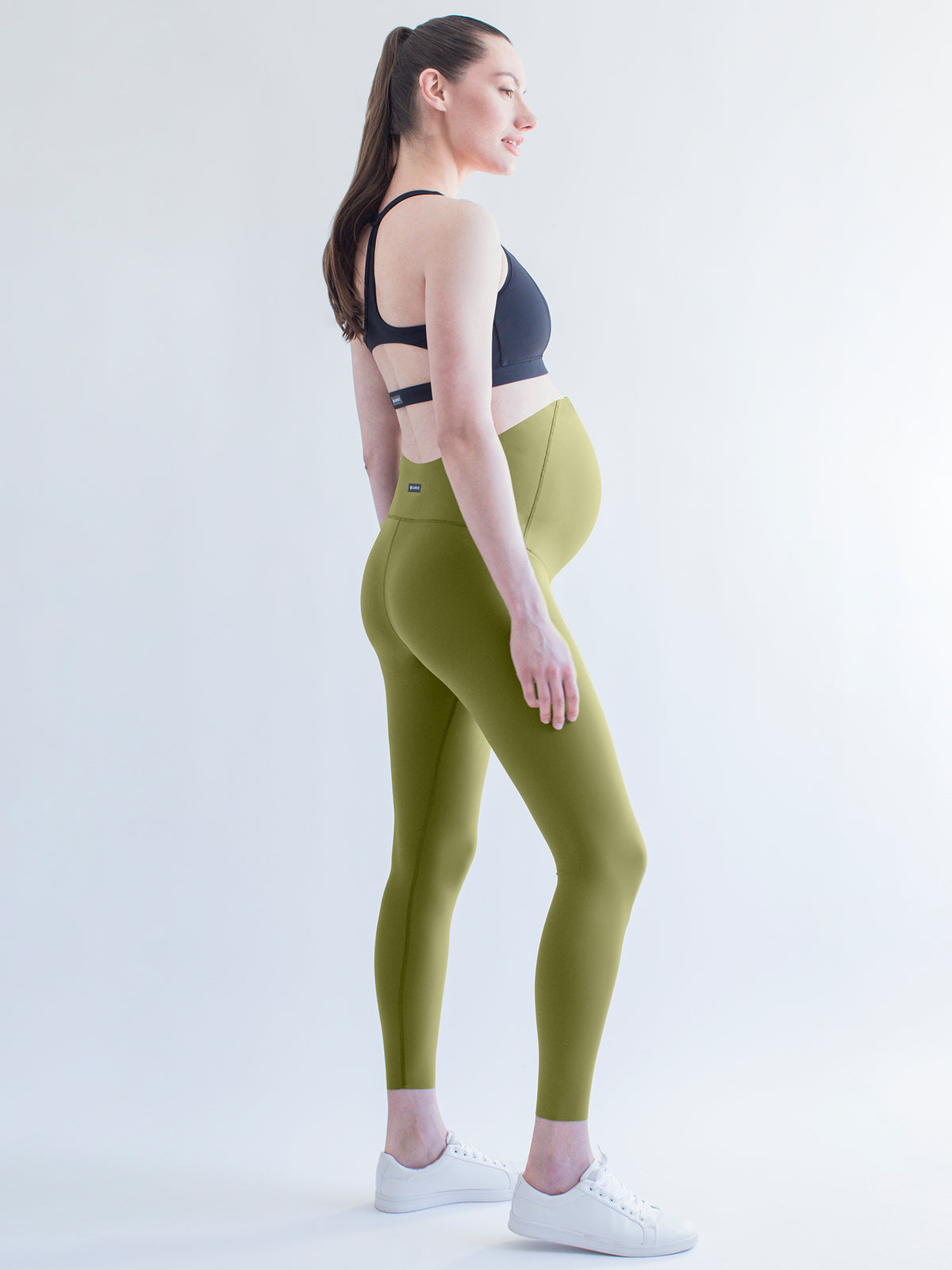 OVER THE BUMP MATERNITY SHAPE PANTS, SAFFRON