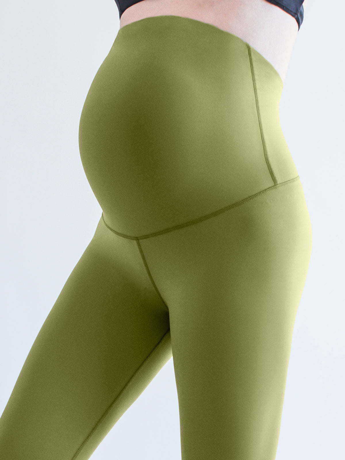 OVER THE BUMP MATERNITY SHAPE PANTS, SAFFRON