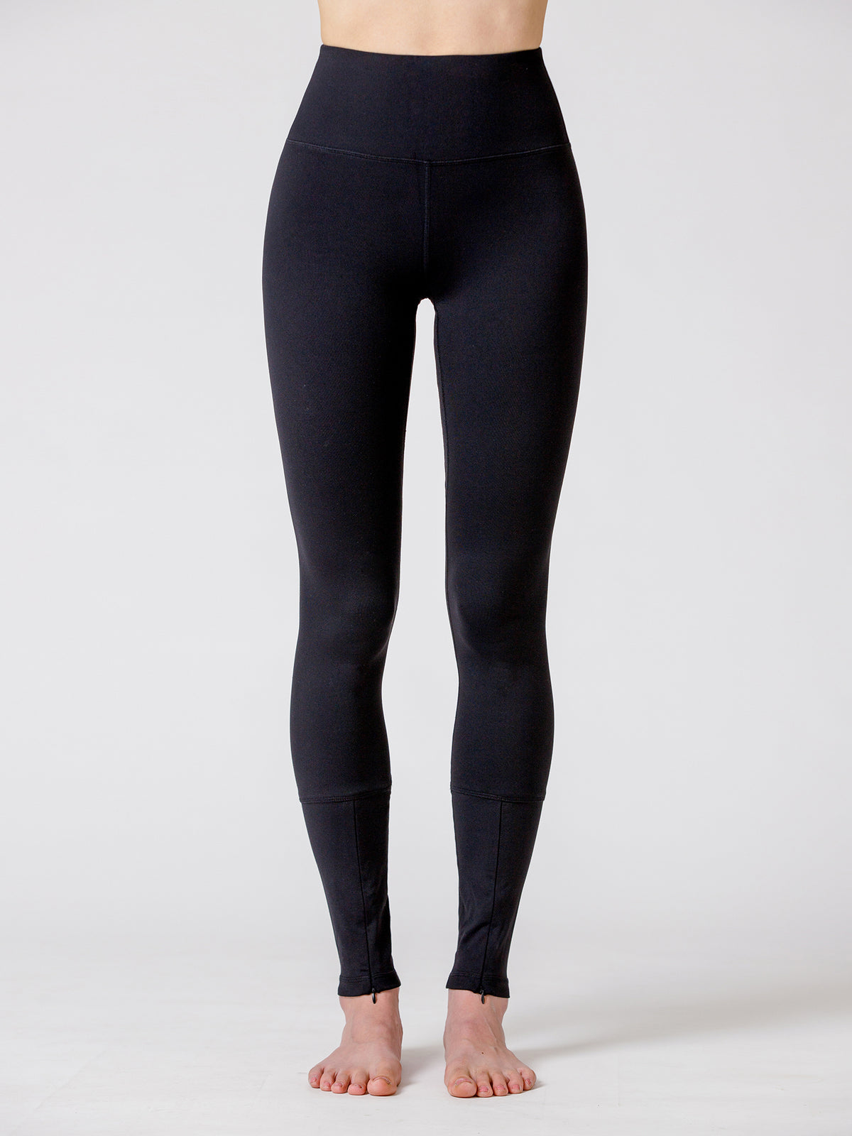 UNION FRONT ZIP PANTS, BLACK