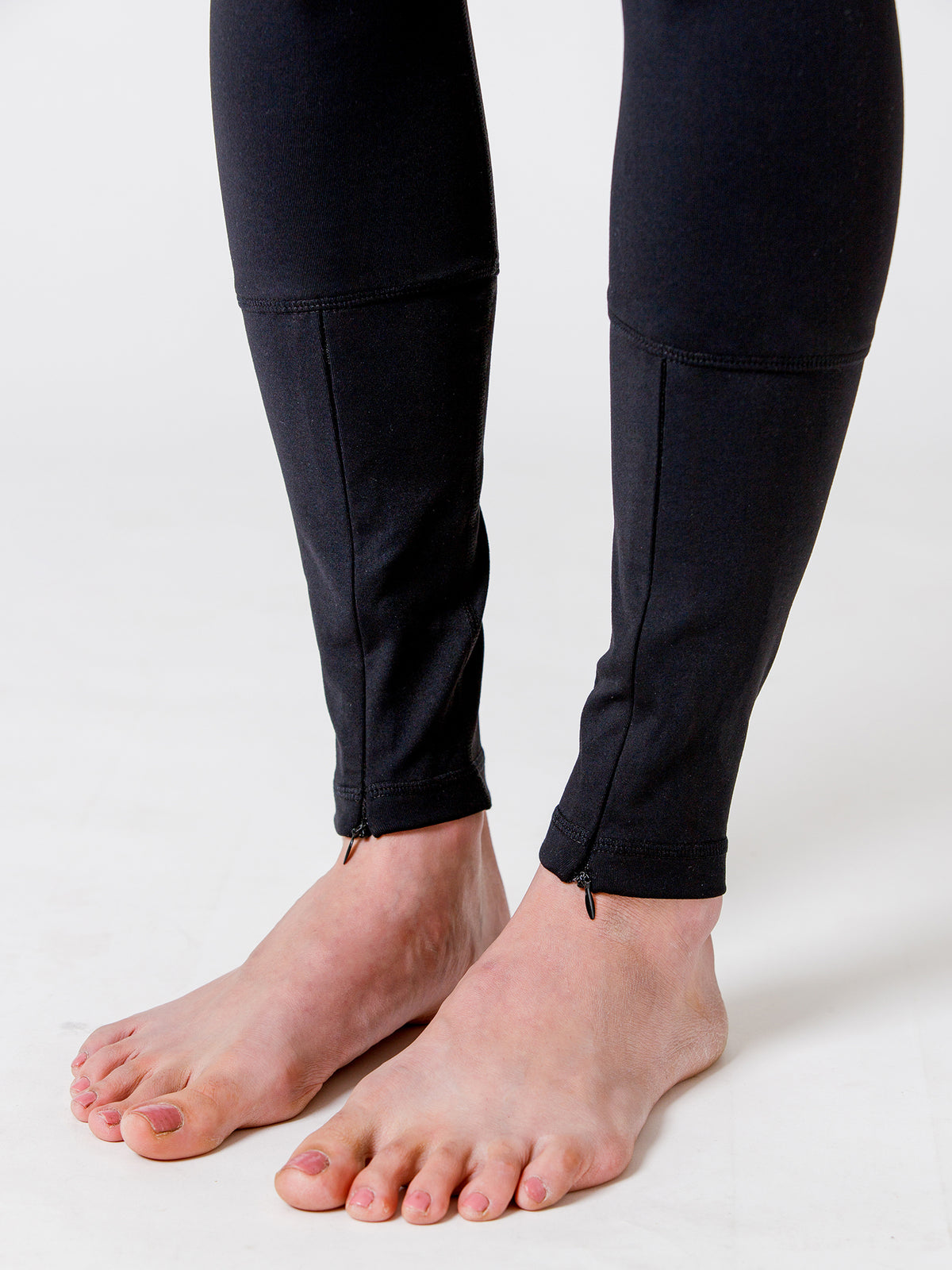 UNION FRONT ZIP PANTS, BLACK