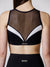 Black/White/Black Mesh
