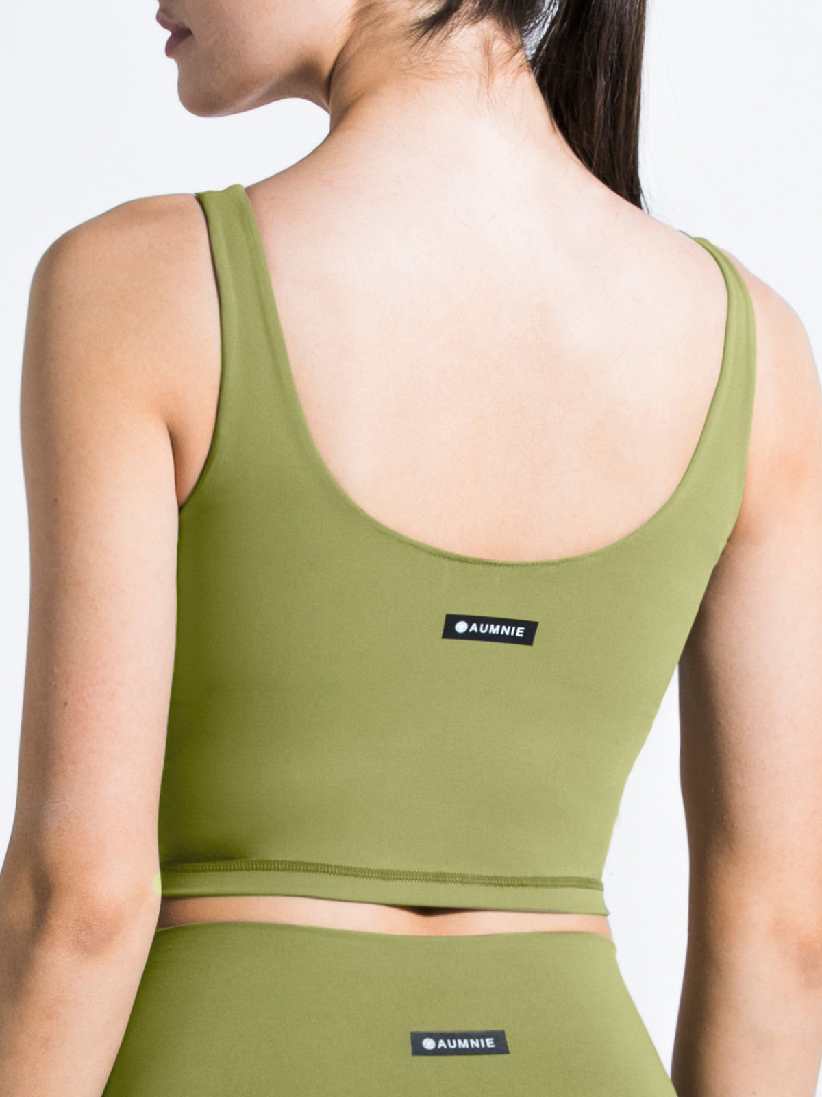 U NECK NUDE TANK, SAFFRON