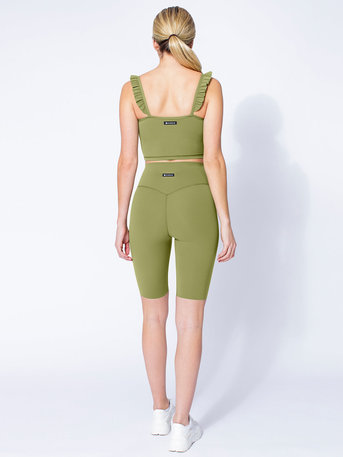 RUFFLED SIMPLICITY TANK, SAFFRON