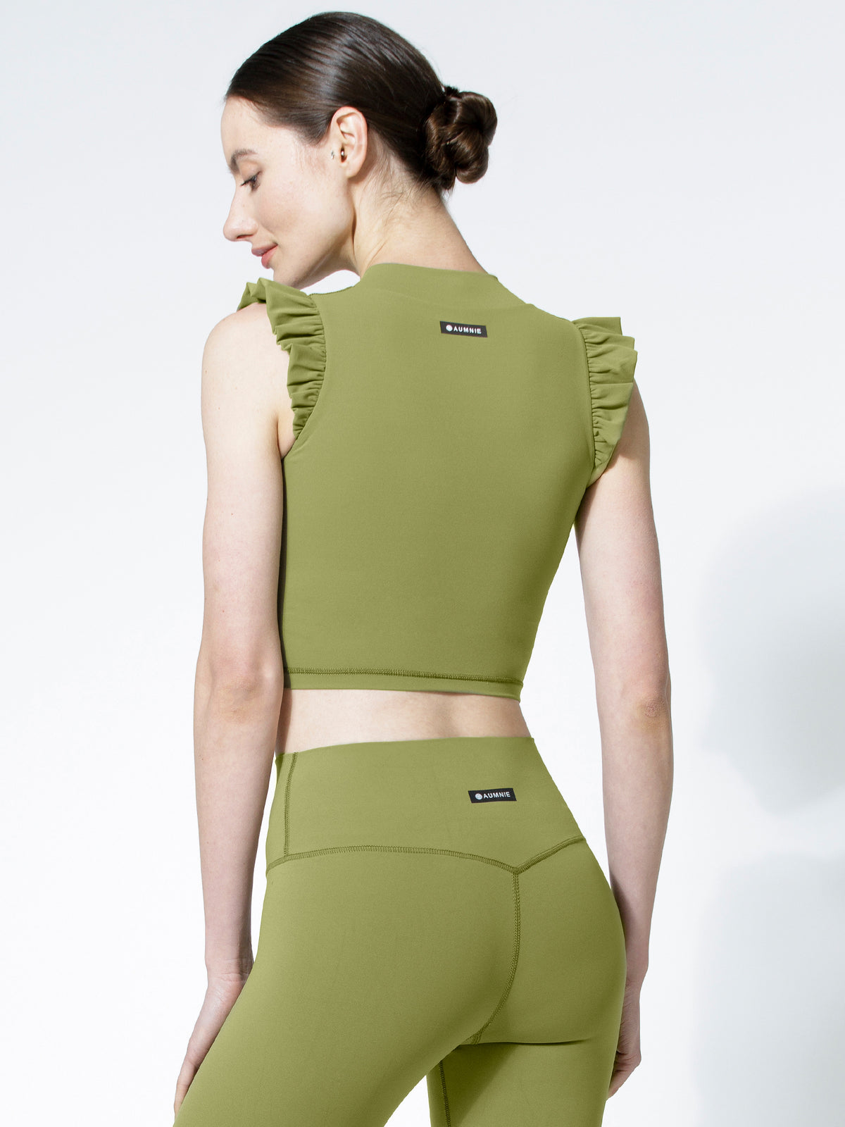 V-RUFFLED PURE TANK 2.0, SAFFRON