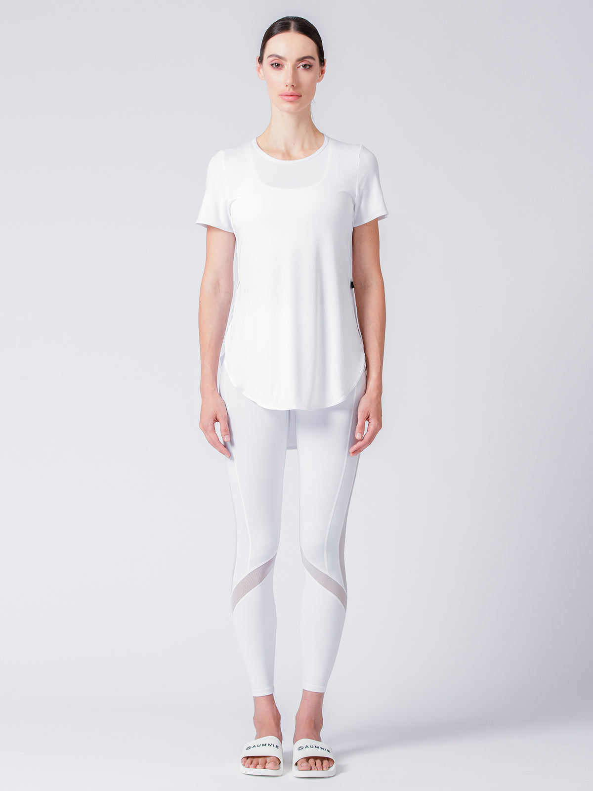 HI LO SPLIT SIDE TEE