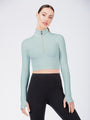 ATHLETICS HALF ZIPPER TOP