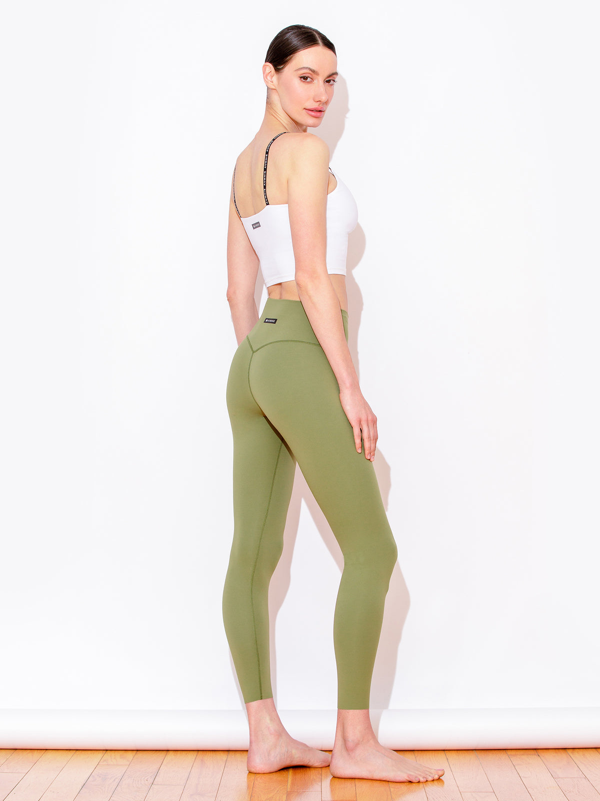 NUDE SHAPE HIGH WAIST PANTS, SAFFRON