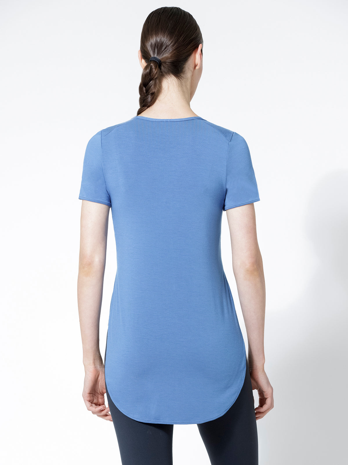 HI LO SPLIT SIDE TEE