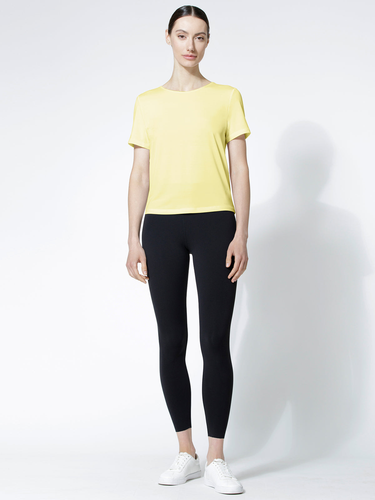 OPEN BACK WRAP TEE, JASMINE
