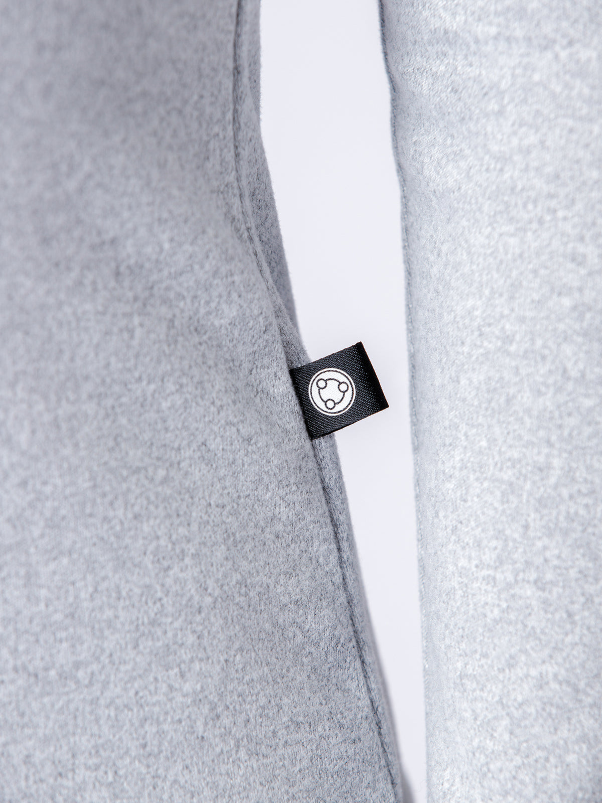 THERMAL FLEECE LONG SLEEVE TOP, LIGHT GREY