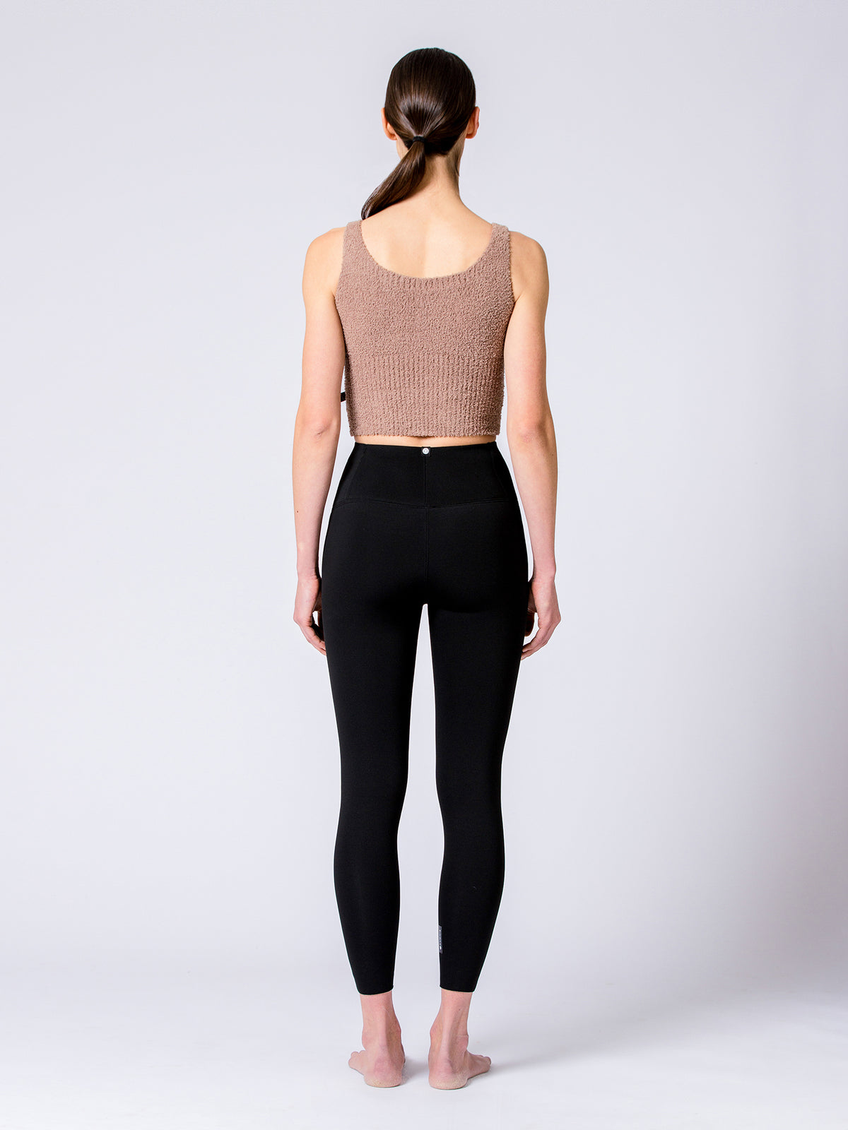 VEGAN WOOL TEDDY TANK, MOCHA