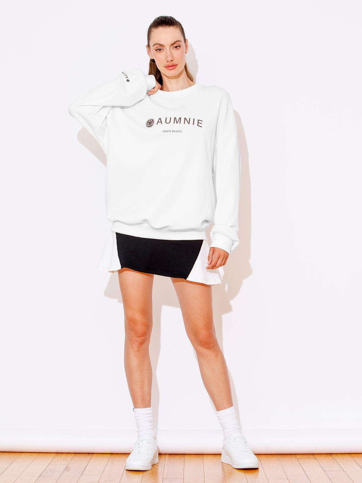 TWO-TONE TENNIS SKIRT