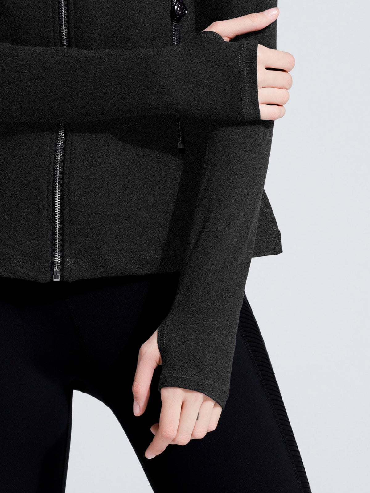FIT JACKET 3.0, HEATHER BLACK