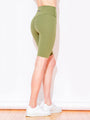 NUDE SHAPE BIKER SHORTS, SAFFRON