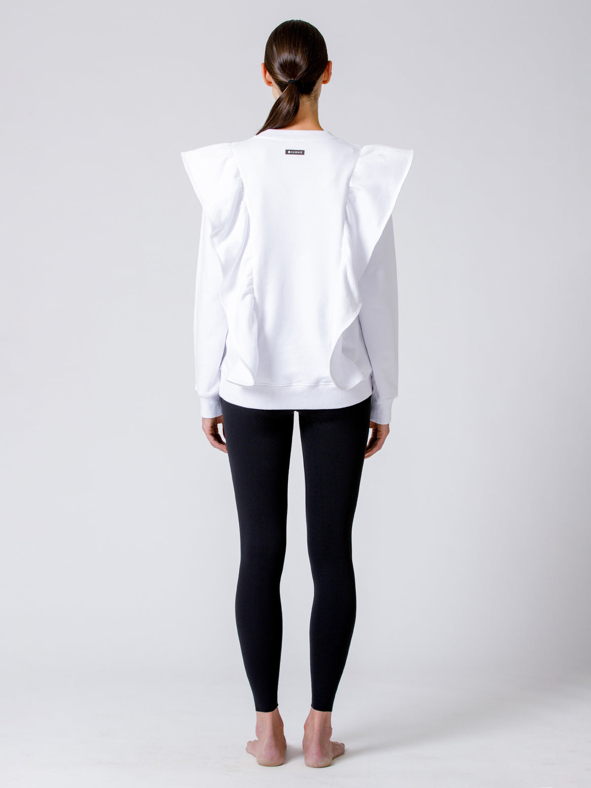 EMPOWER RUFFLED SWEATSHIRT