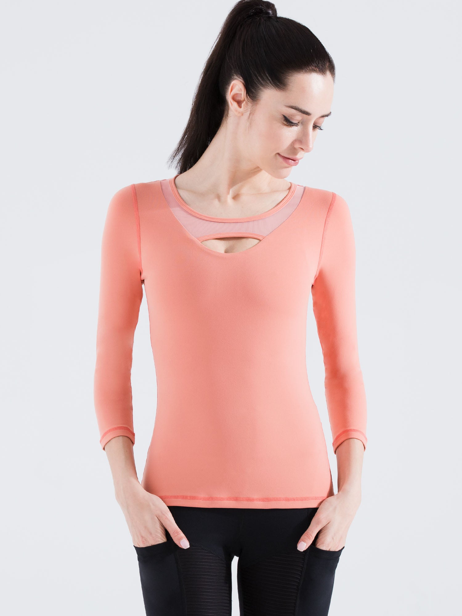 PARALLEL 3/4 SLEEVE TEE