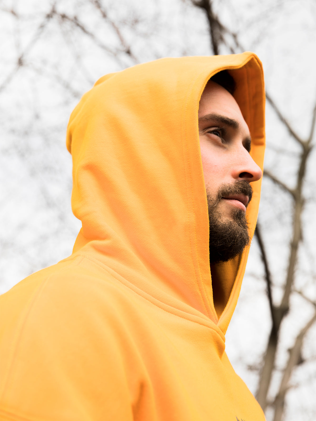 AMBER LOGO HOODIE