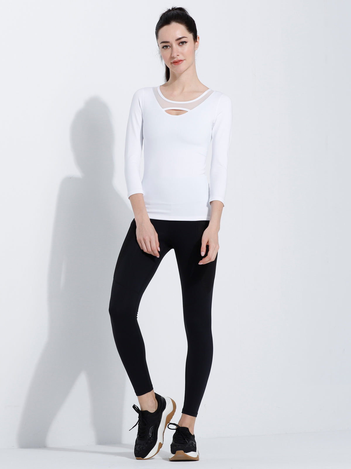 PARALLEL 3/4 SLEEVE TEE