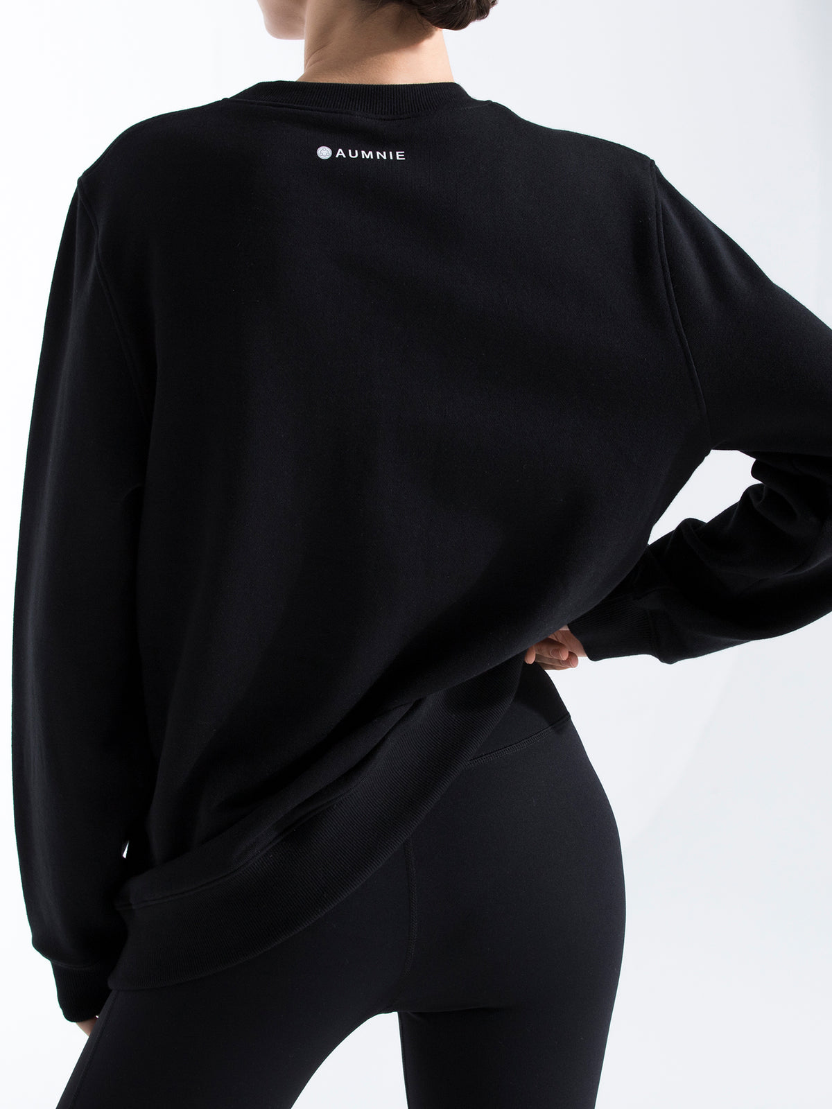 RAINBOW YOGA SWEATSHIRT, BLACK