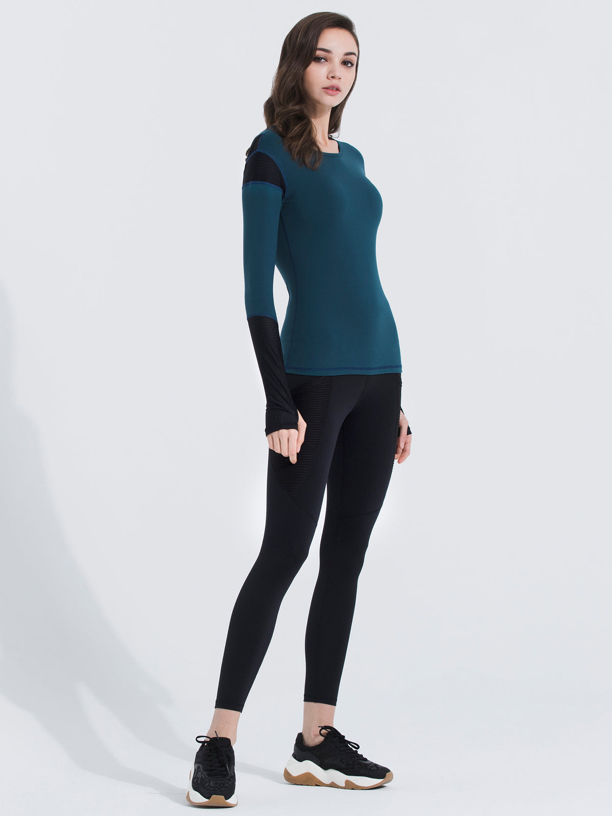 TRIANGLE MESH TEE, LAKE