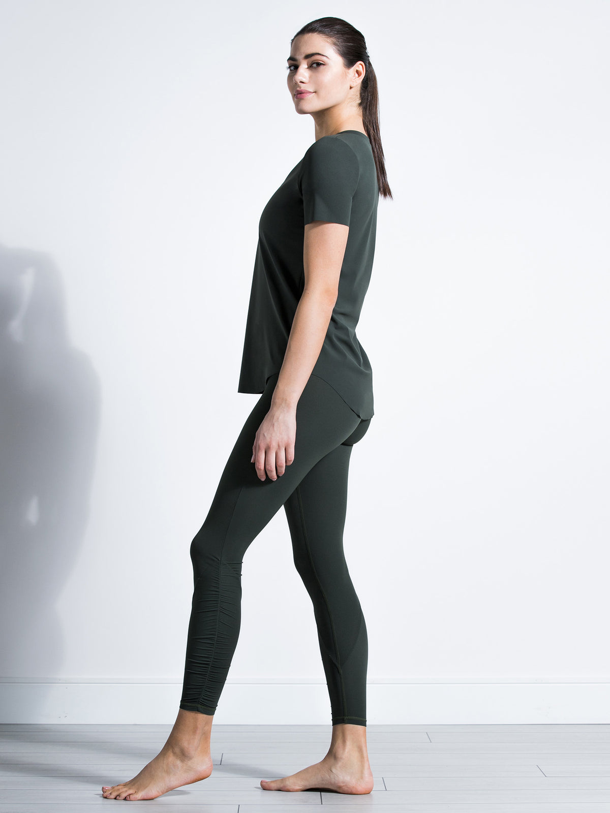 RELAXED NUDE TEE, DEEP FOREST