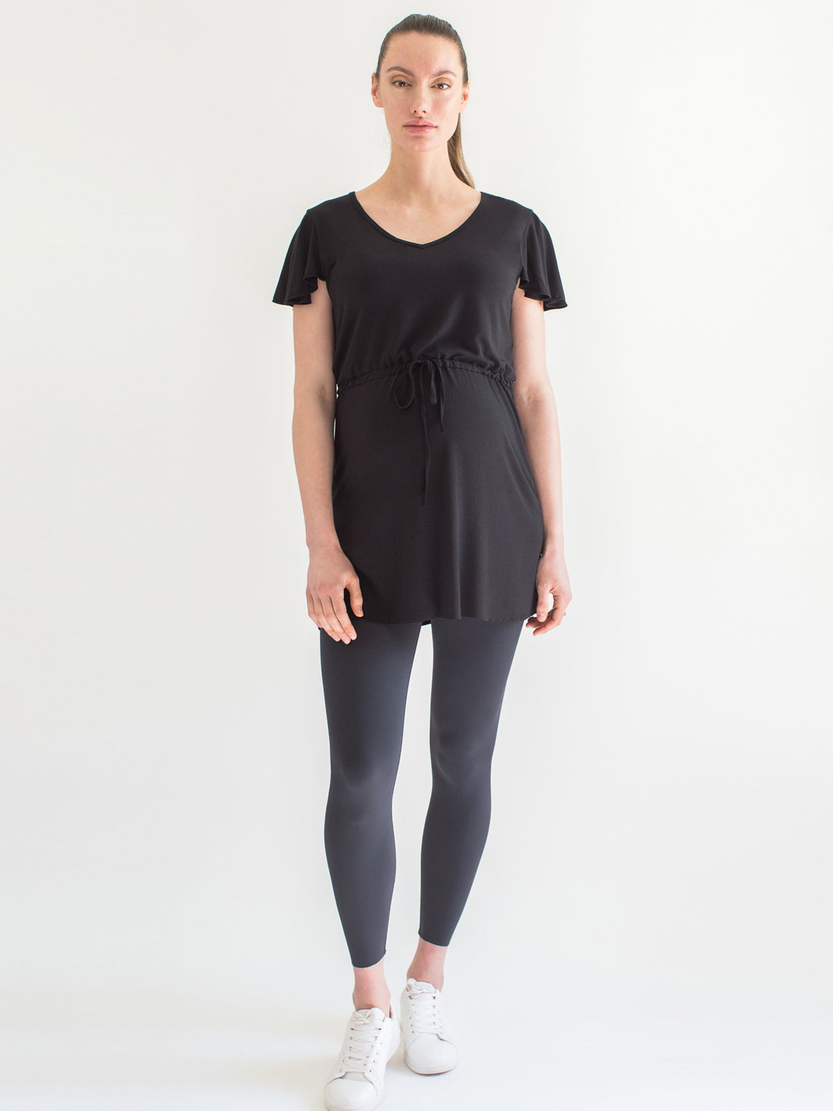 MATERNITY DRAWSTRING LILY TOP