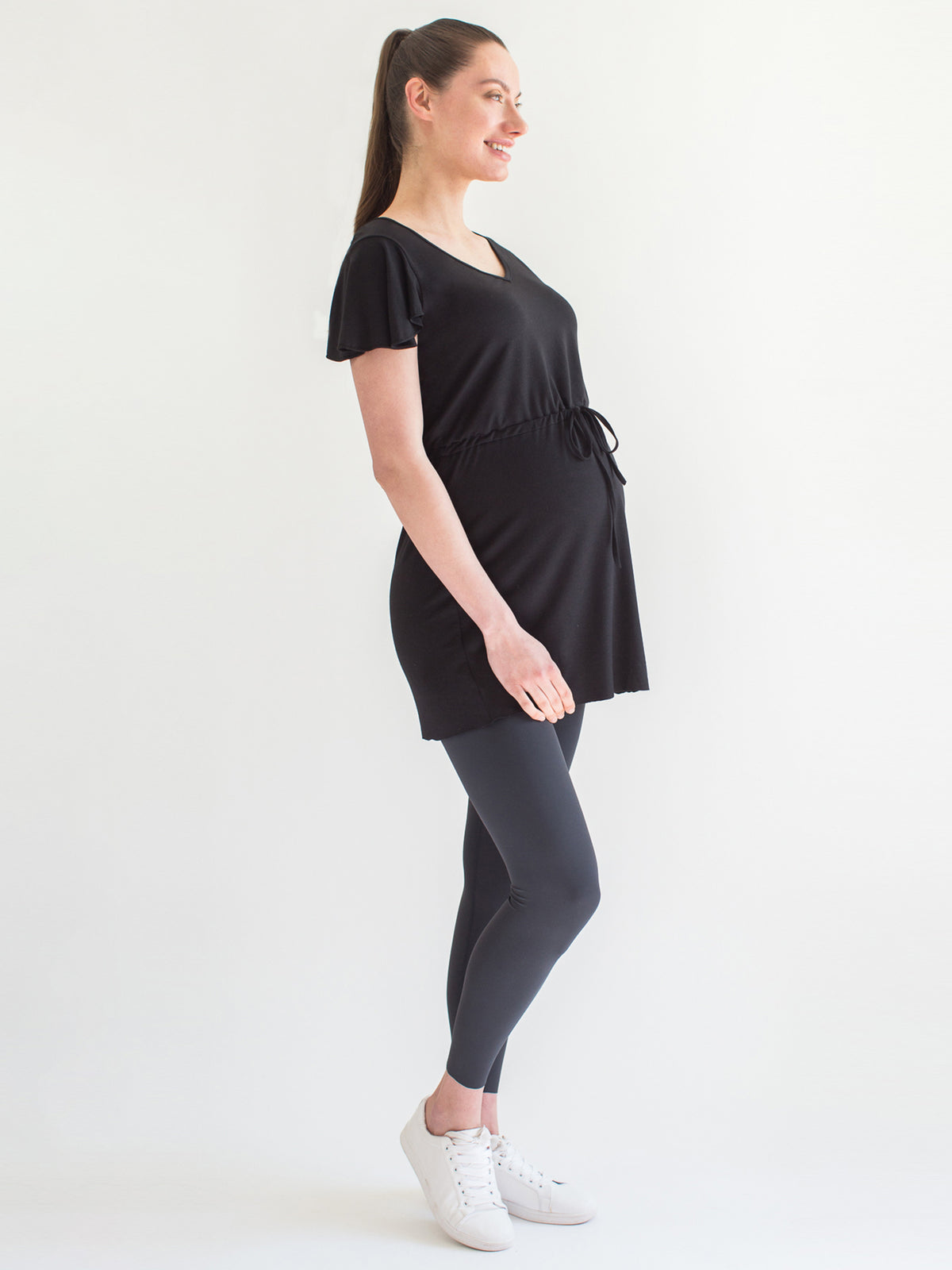 MATERNITY DRAWSTRING LILY TOP