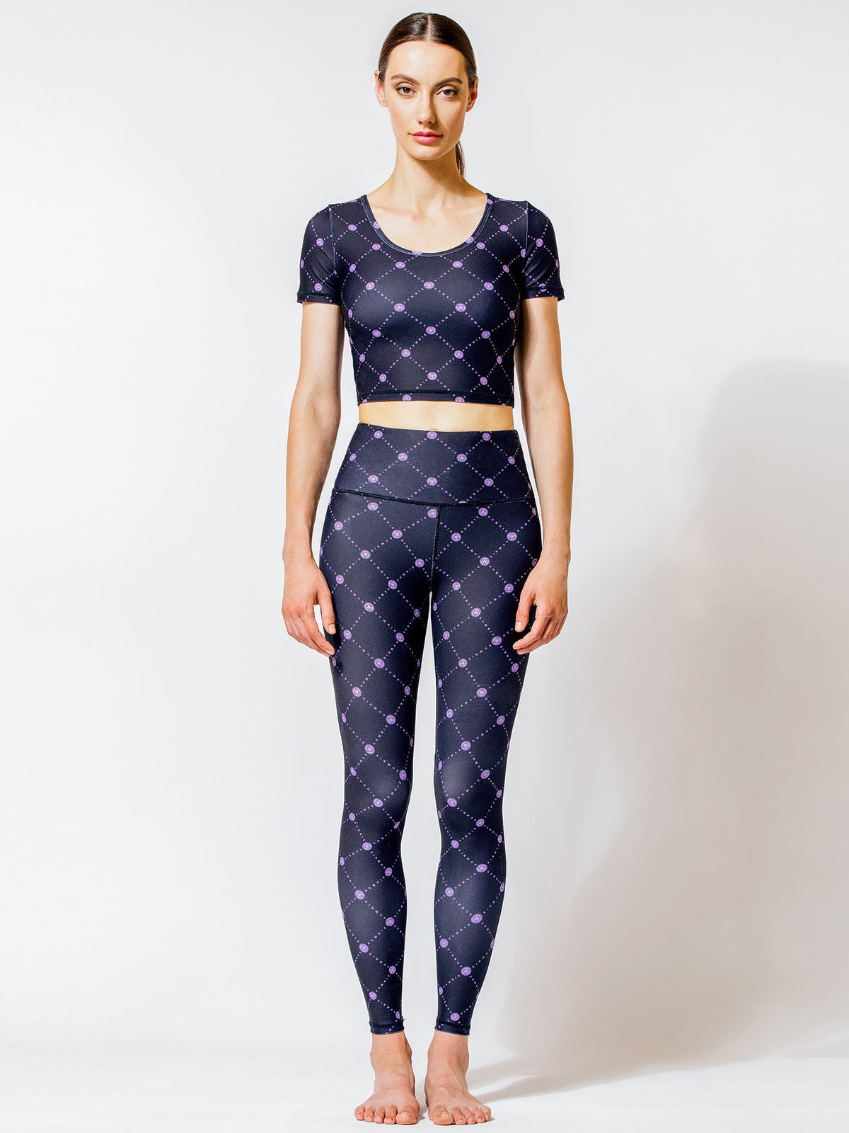 SEAMLESS IMAGE PANTS, BLACK GALLERIA