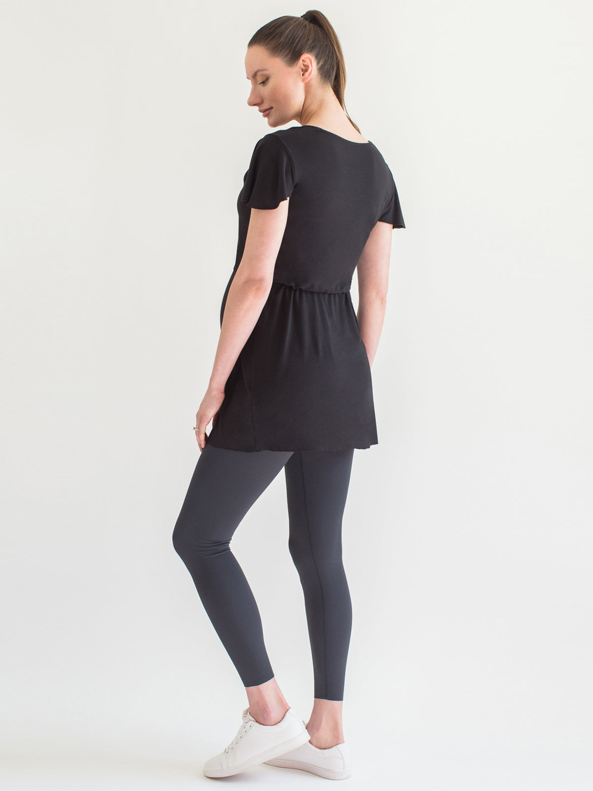 MATERNITY DRAWSTRING LILY TOP