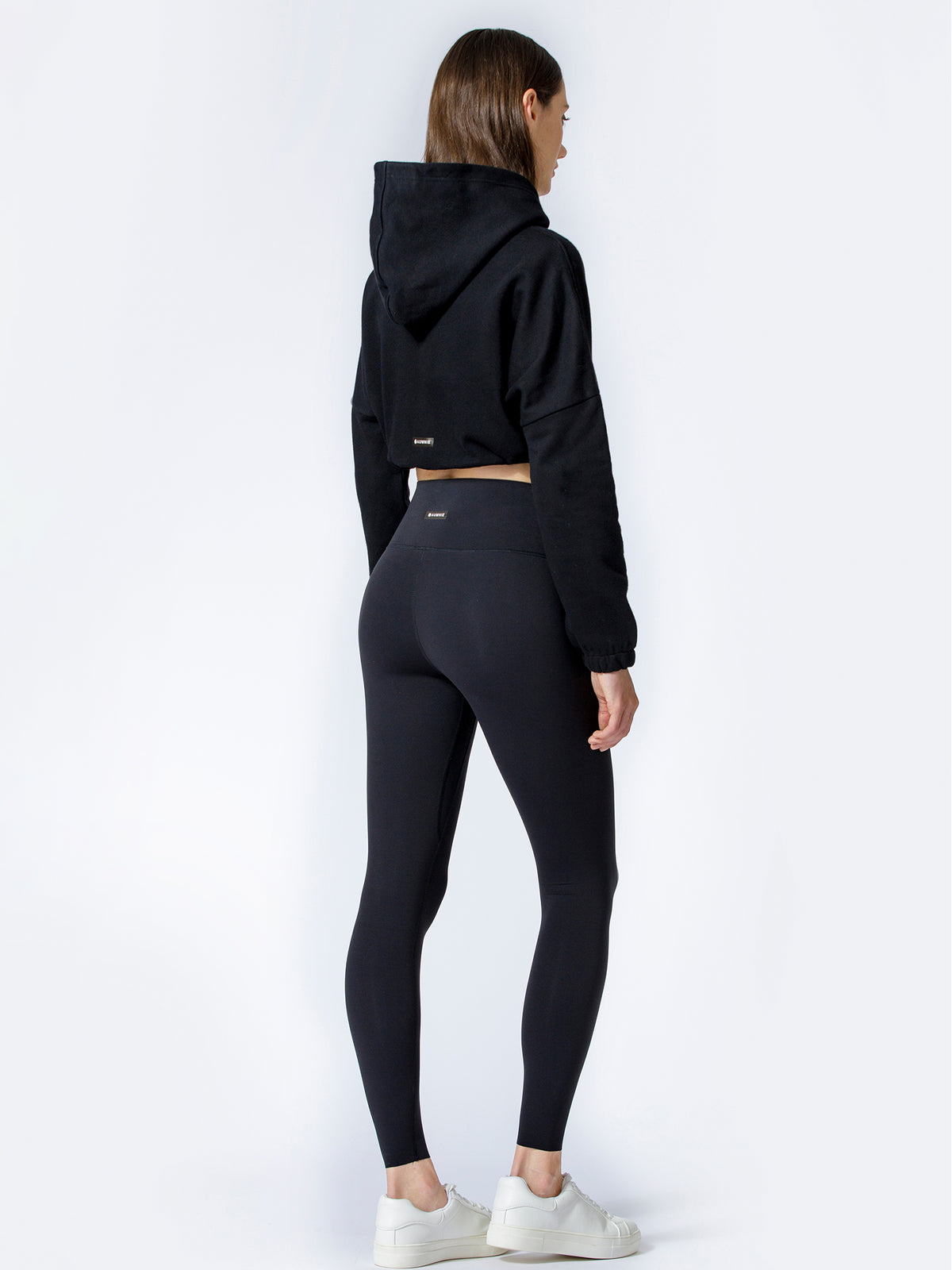 RELAXED DRAWCORD HOODIE, BLACK