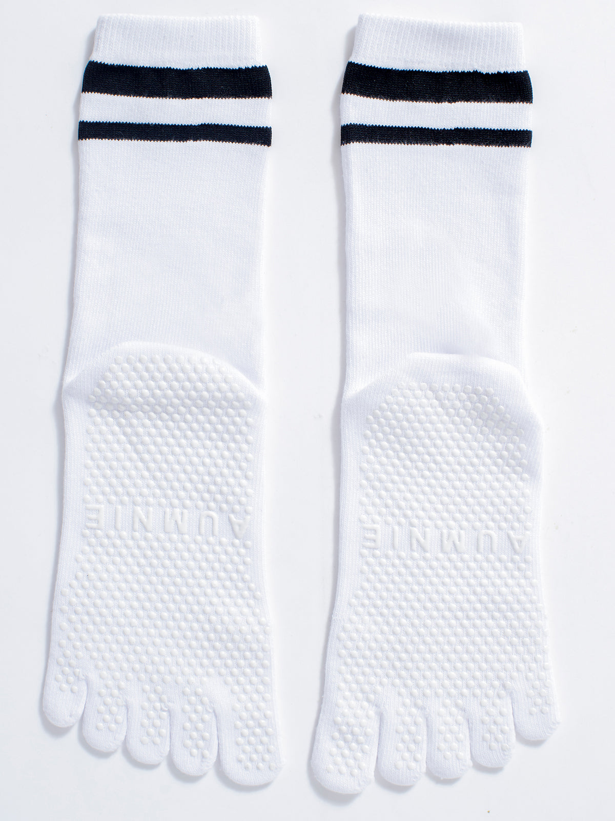 KNEE HIGH FULL TOE YOGA GRIP SOCKS