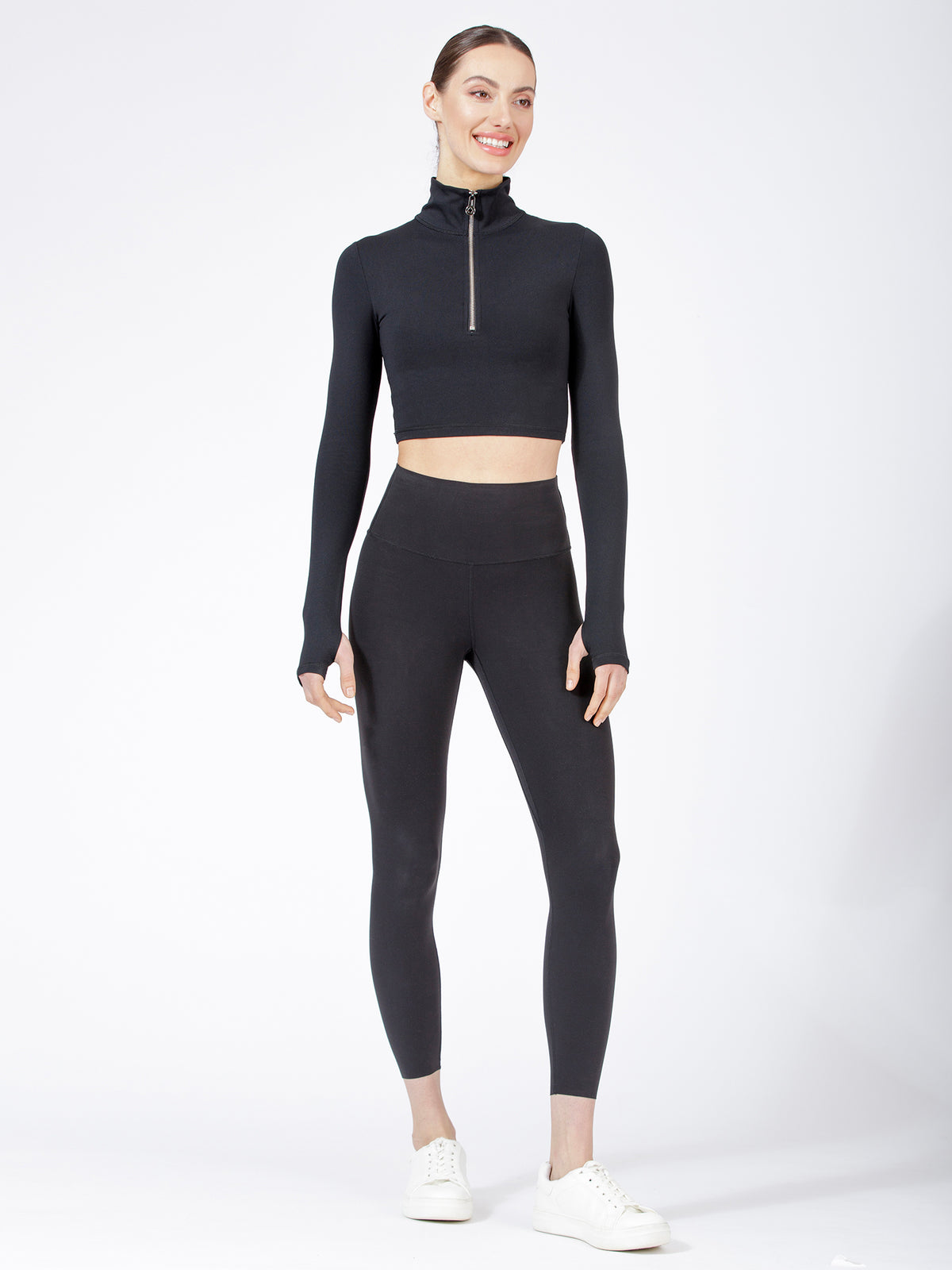 ATHLETICS HALF ZIPPER TOP