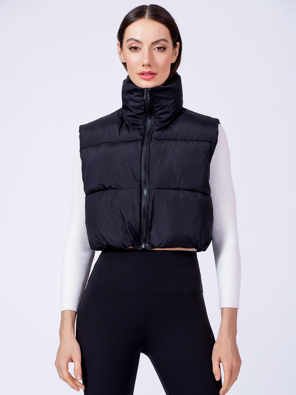 CROPPED PUFFER VEST
