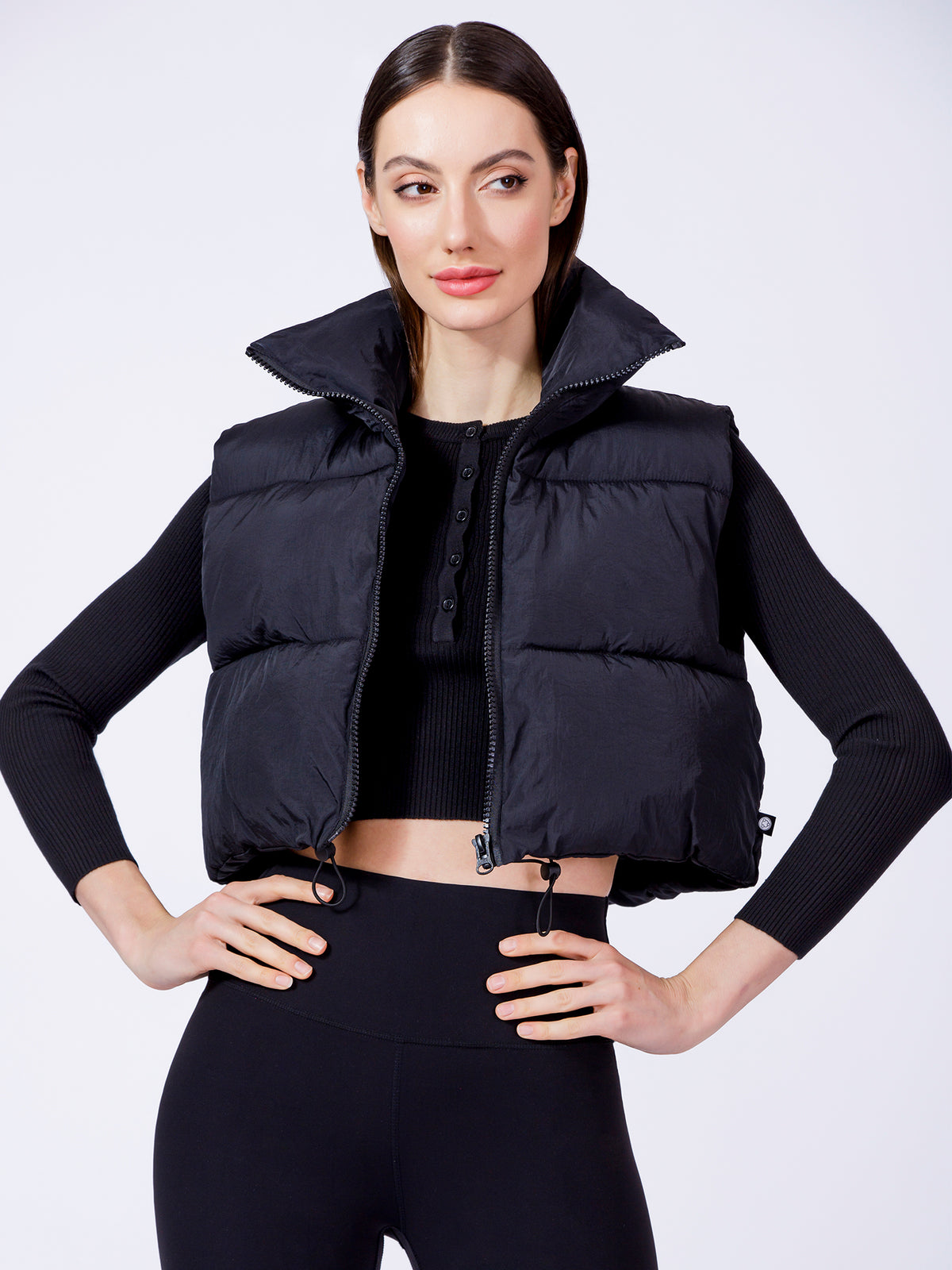 CROPPED PUFFER VEST