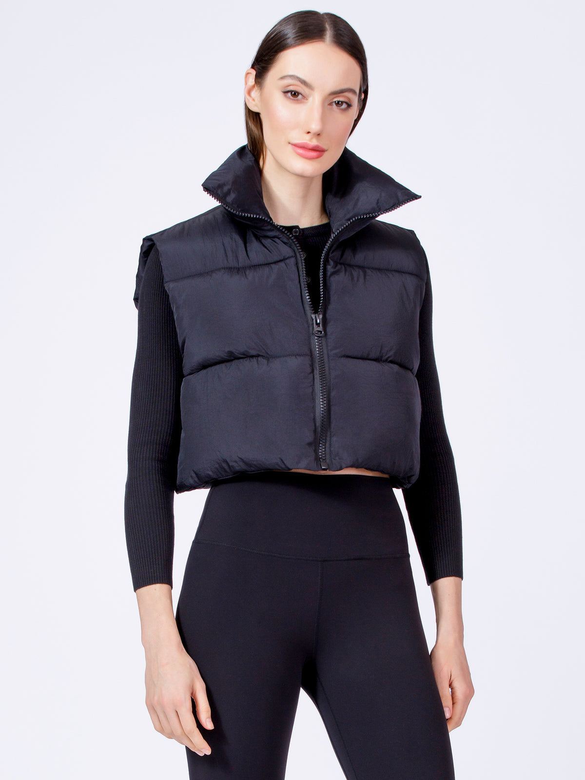 CROPPED PUFFER VEST