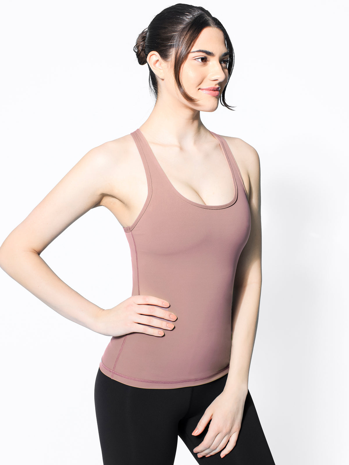 NUDE ENERGY TANK, ASH MAUVE