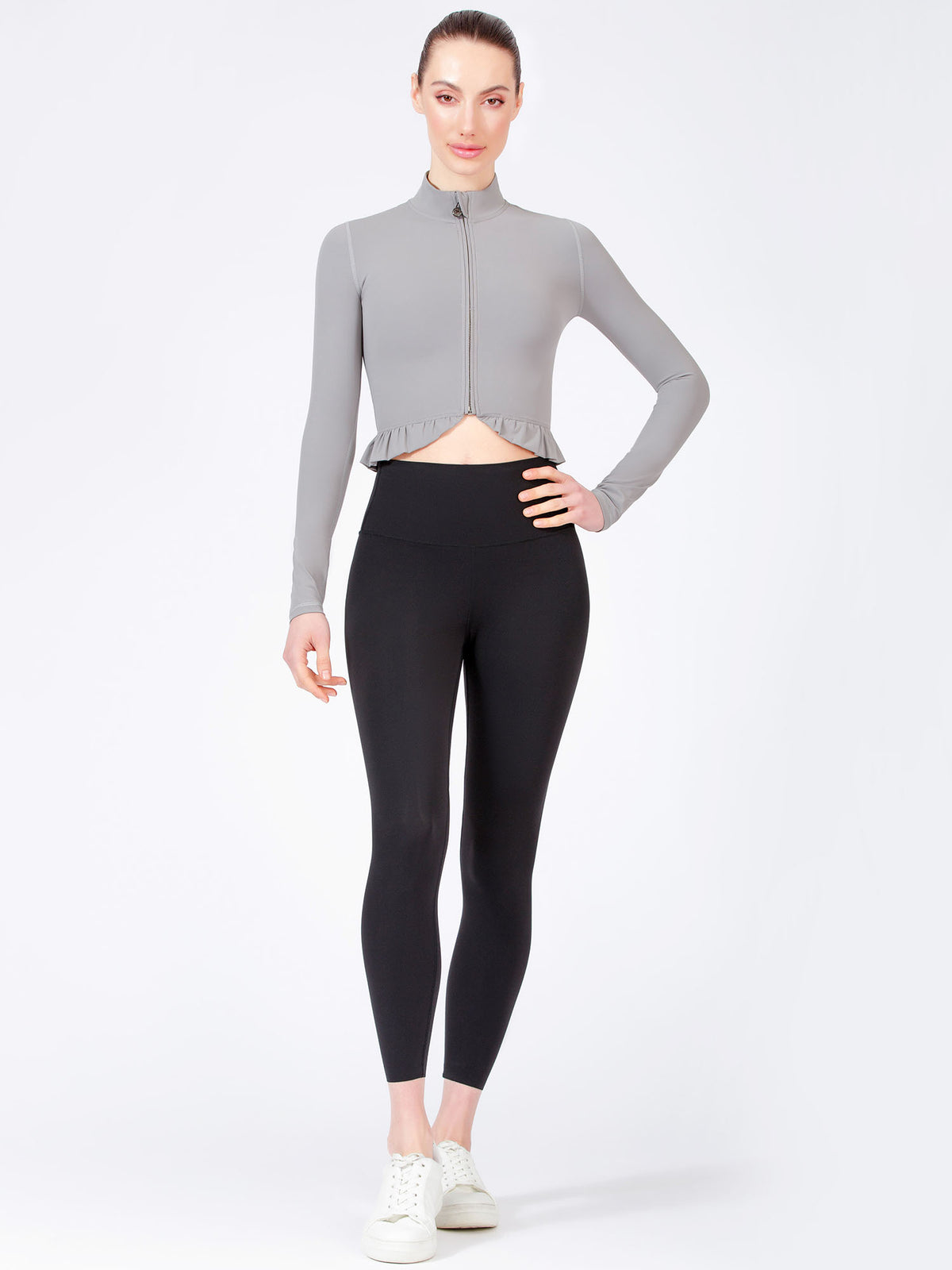 CROPPED RUFFLES JACKET