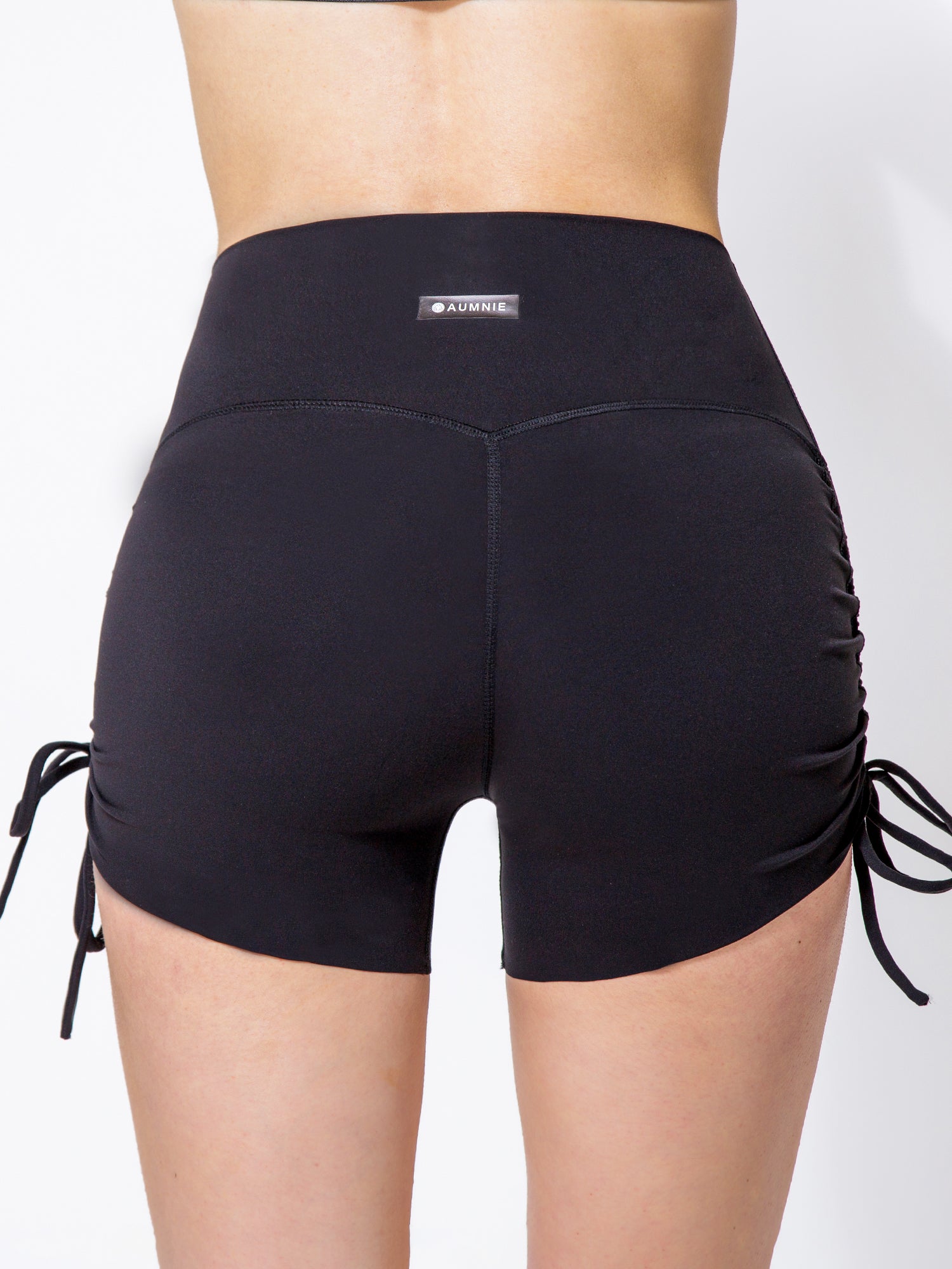 NUDE SHAPE HOT YOGA SHORTS, BLACK