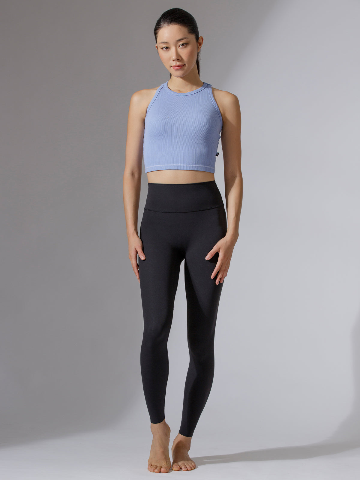 EVERYDAY RIBBED CROPPED SINGLET