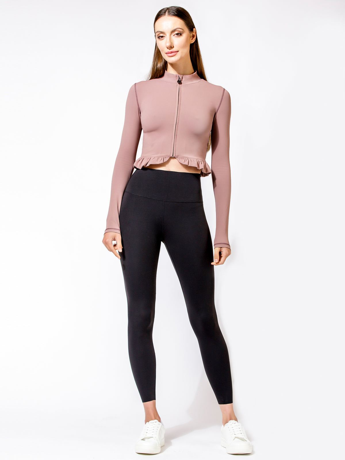 CROPPED RUFFLES JACKET