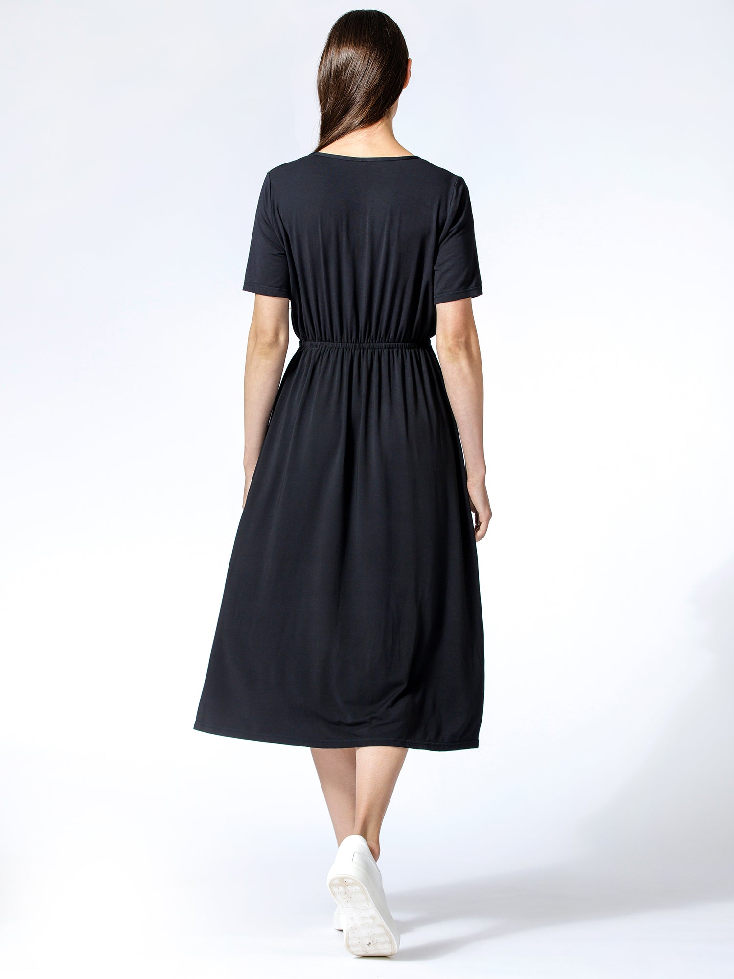 V NECK TEE DRESS